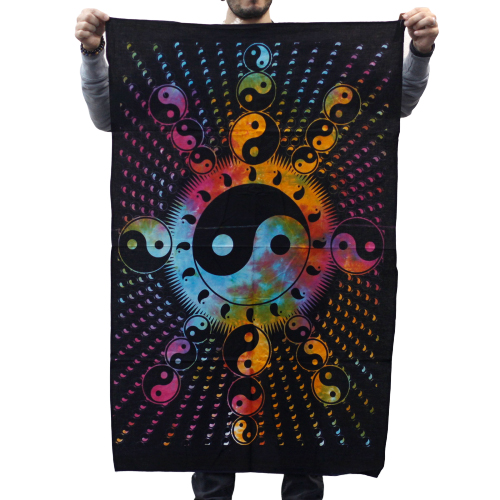 Bavlněné plátno - Yin Yang