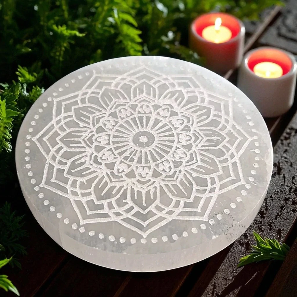 SELENIT tácek 10cm Mandala