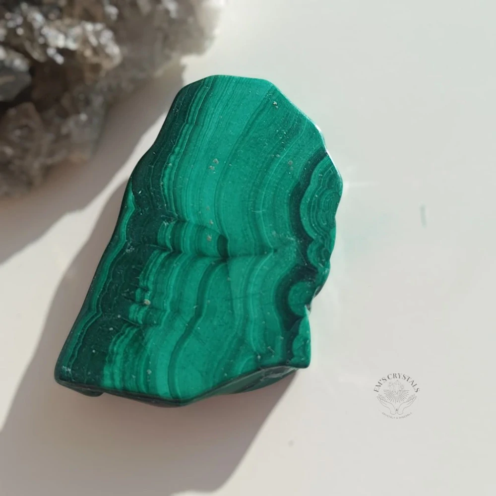 MALACHIT leštěný plátek malý č.6 29,9g