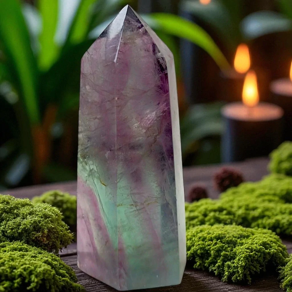 FLUORIT obelisk č.5 72,8g