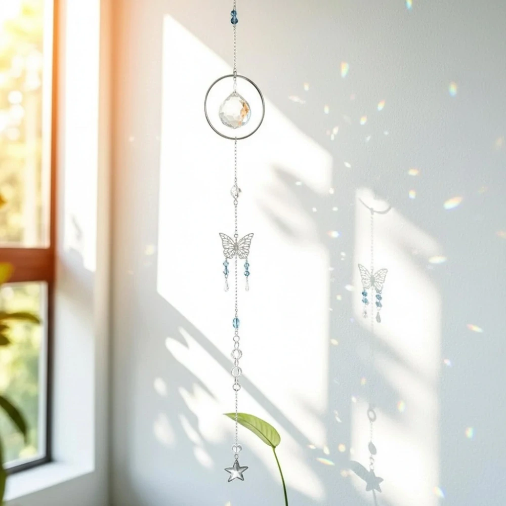 LAPAČ SLUNCE s fluoritem a koulí feng shui