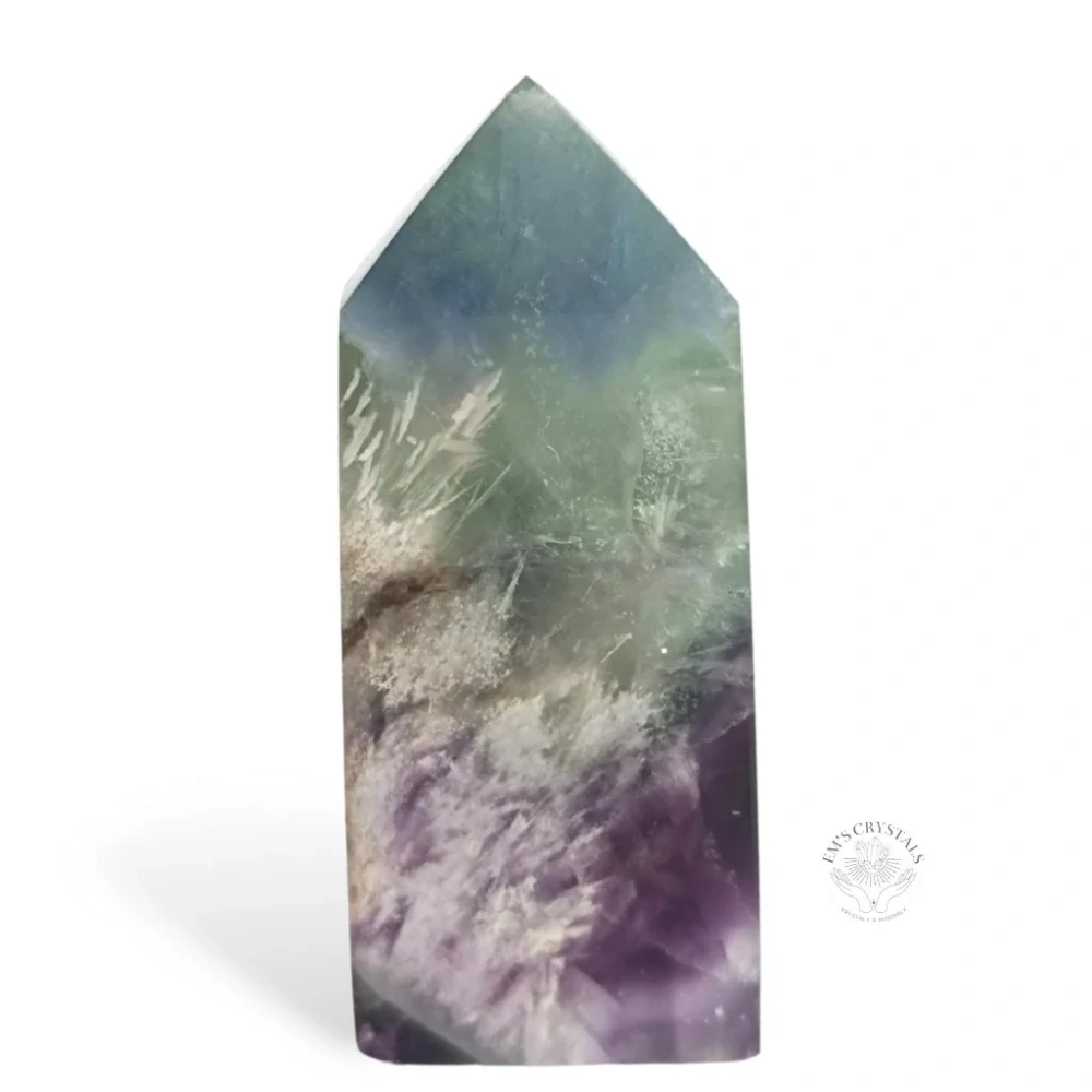 FLUORIT VLOČKOVÝ obelisk č.5 81,7g