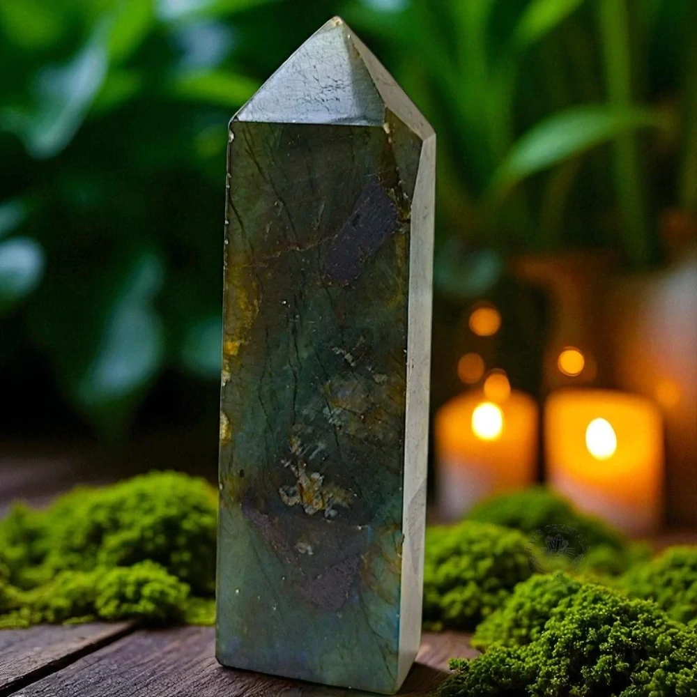 LABRADORIT obelisk č.1 102,3g