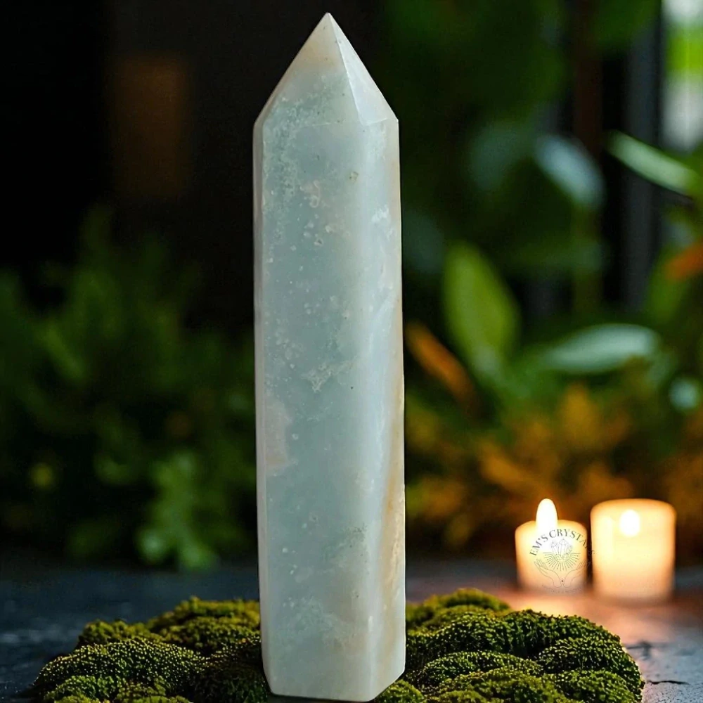 SKY BLUE KŘEMEN obelisk č. 3 82,5g