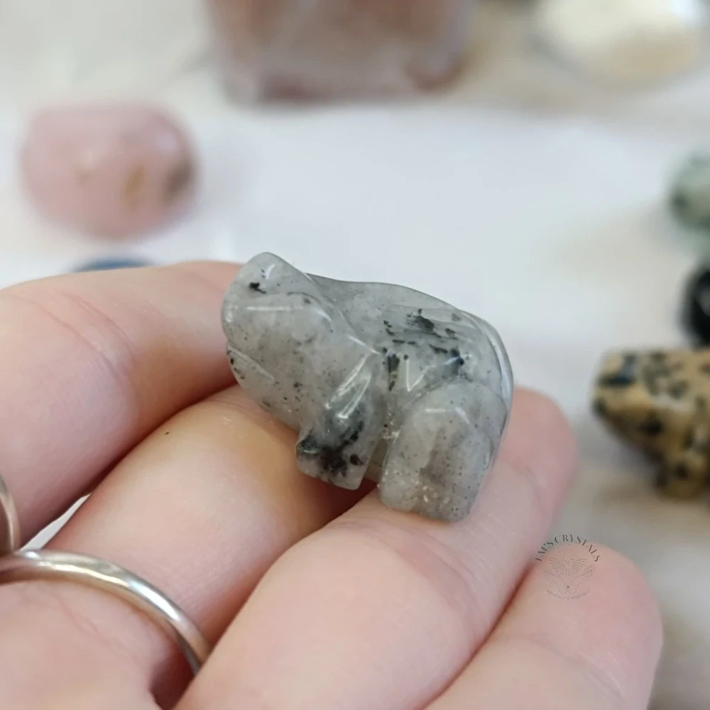 MINI žabka z minerálu 2,5cm