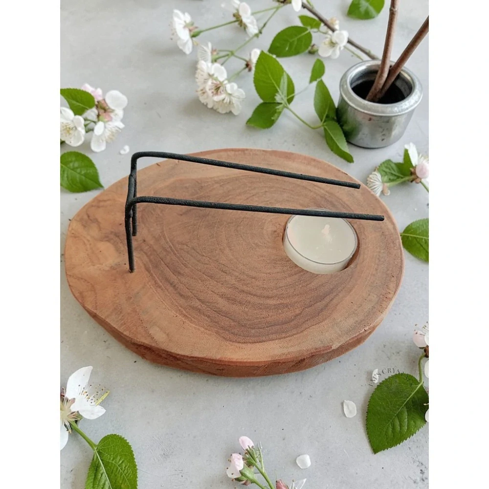 Designový stojan na Palo Santo a byliny – Přírodní dřevo Gamal