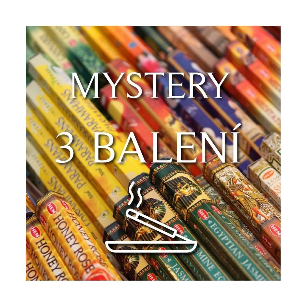 MYSTERY 3 BALENÍ vonných tyčinek