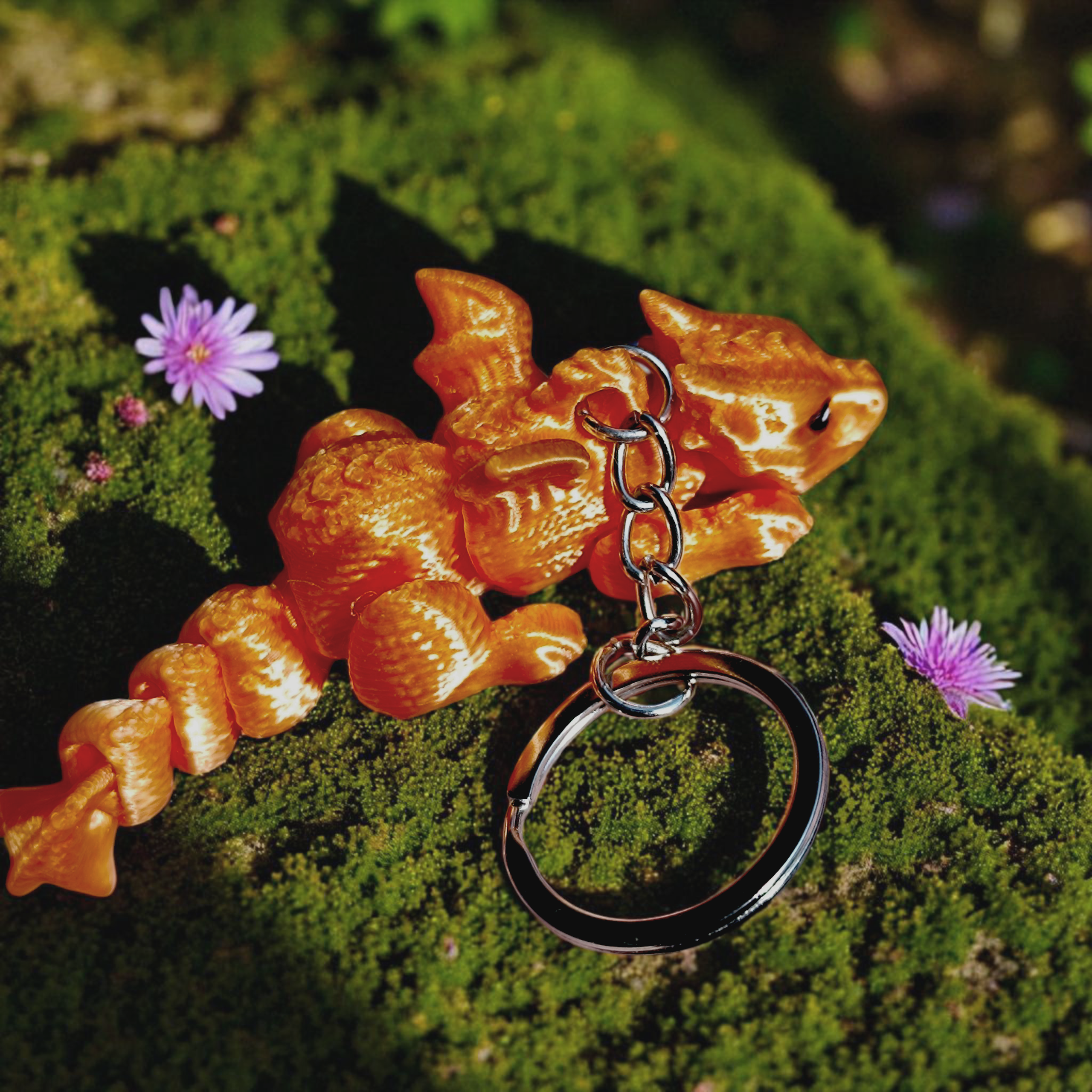 Dračí mládě flexi - klíčenka 8,5cm