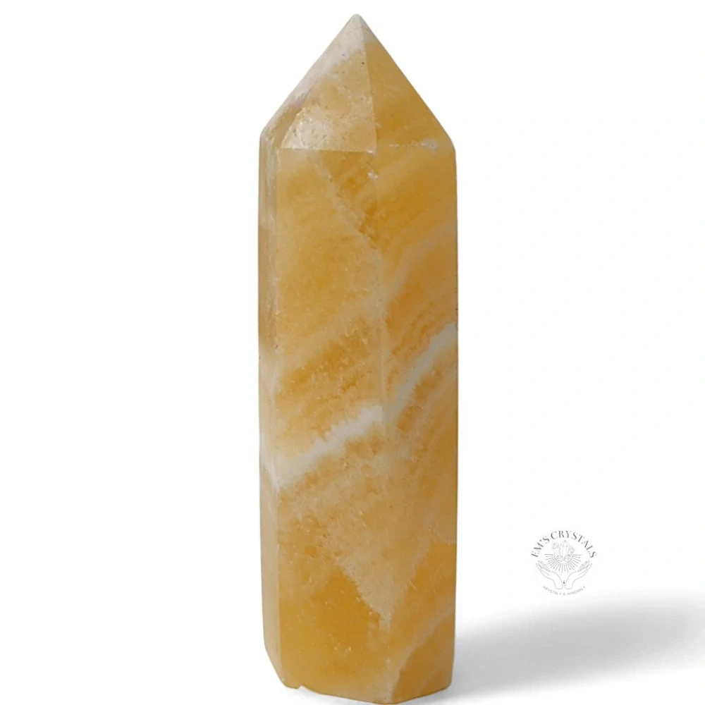 KALCIT ORANŽOVÝ obelisk č.7 76,5g