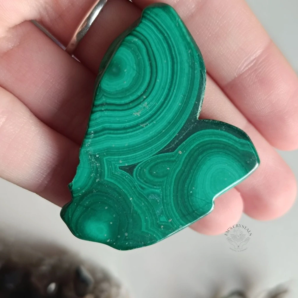 MALACHIT leštěný plátek malý č.5 21,7g