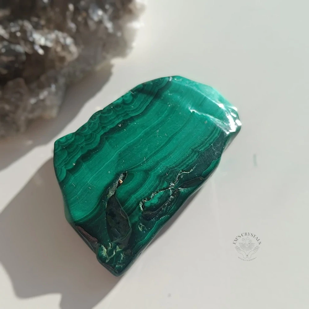 MALACHIT leštěný plátek malý č.6 29,9g