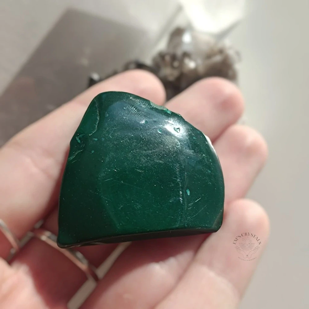 MALACHIT leštěný plátek malý č.9 18,1g