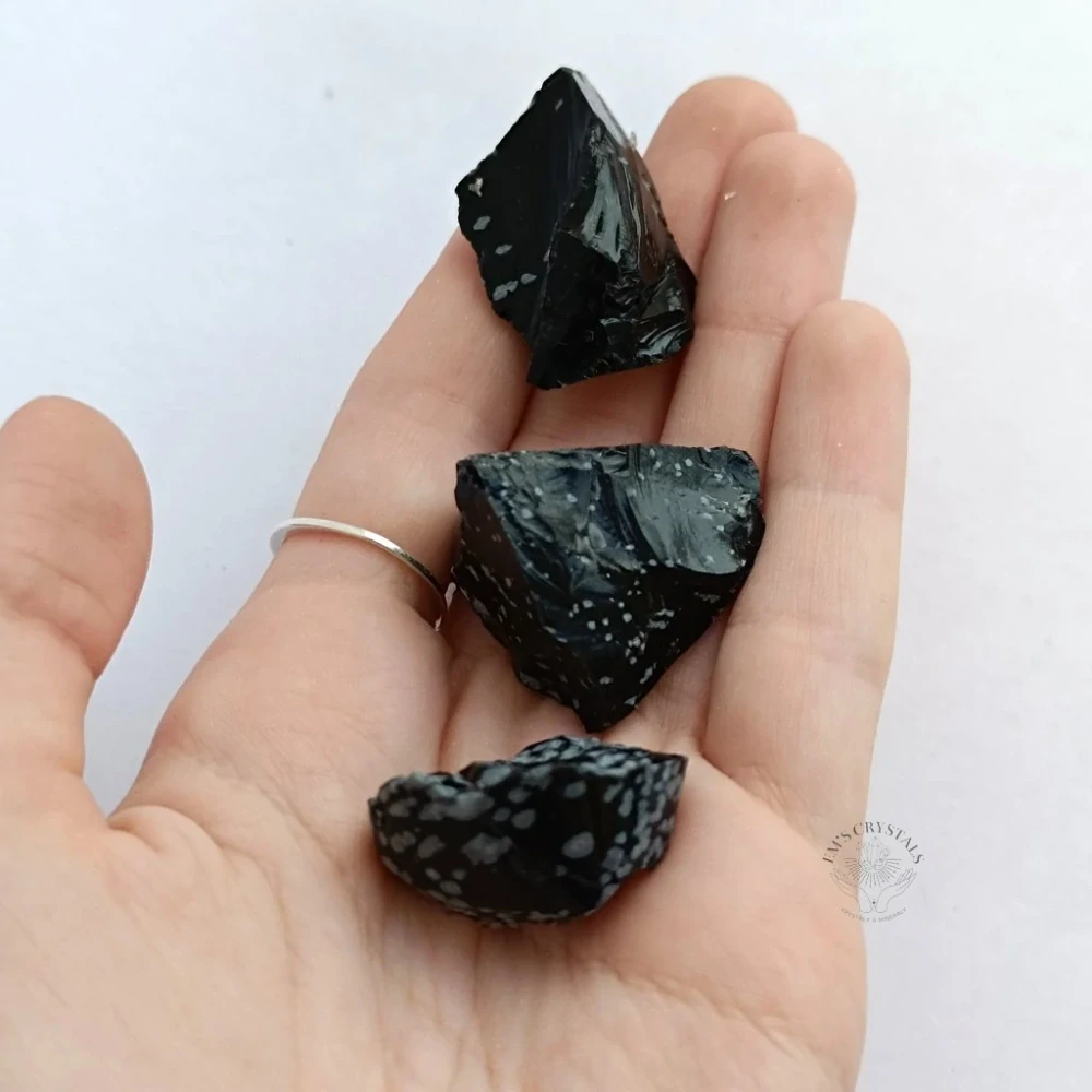 OBSIDIÁN VLOČKOVÝ surový