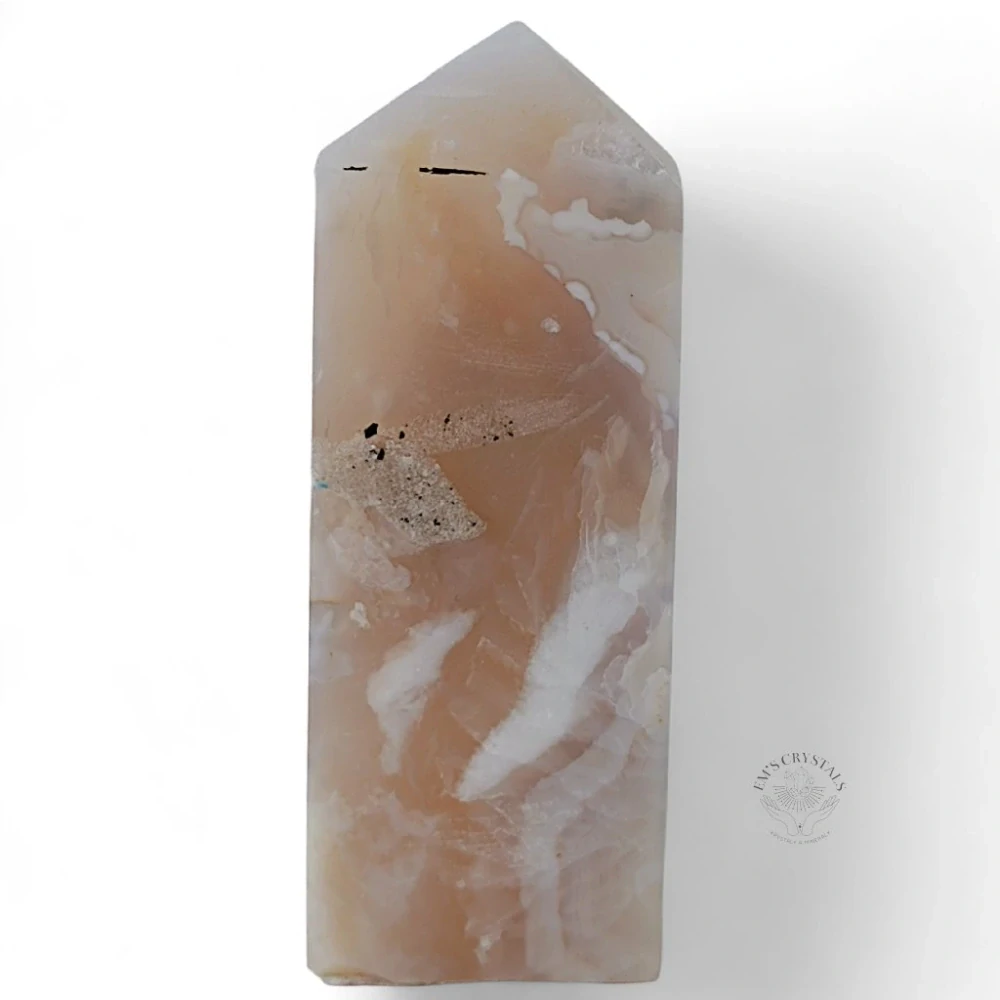 ACHÁT KVĚTINOVÝ obelisk č.13 75,2g