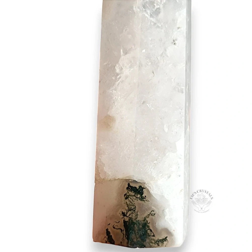 ACHÁT MECHOVÝ obelisk č.6. 63,4g