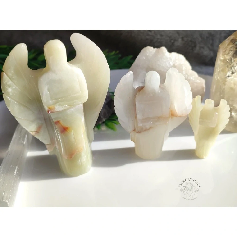 ONYX ZELENÝ Anděl 7,5cm
