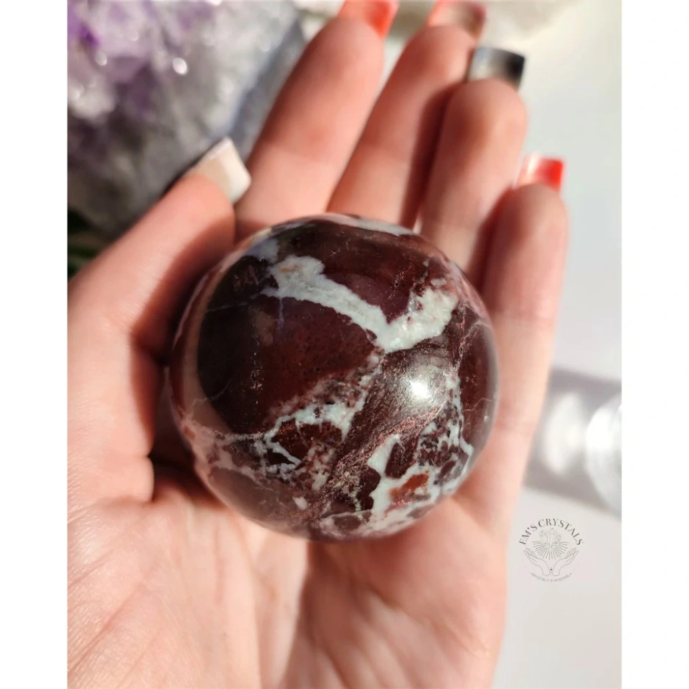 ONYX ČERVENÝ koule 5cm
