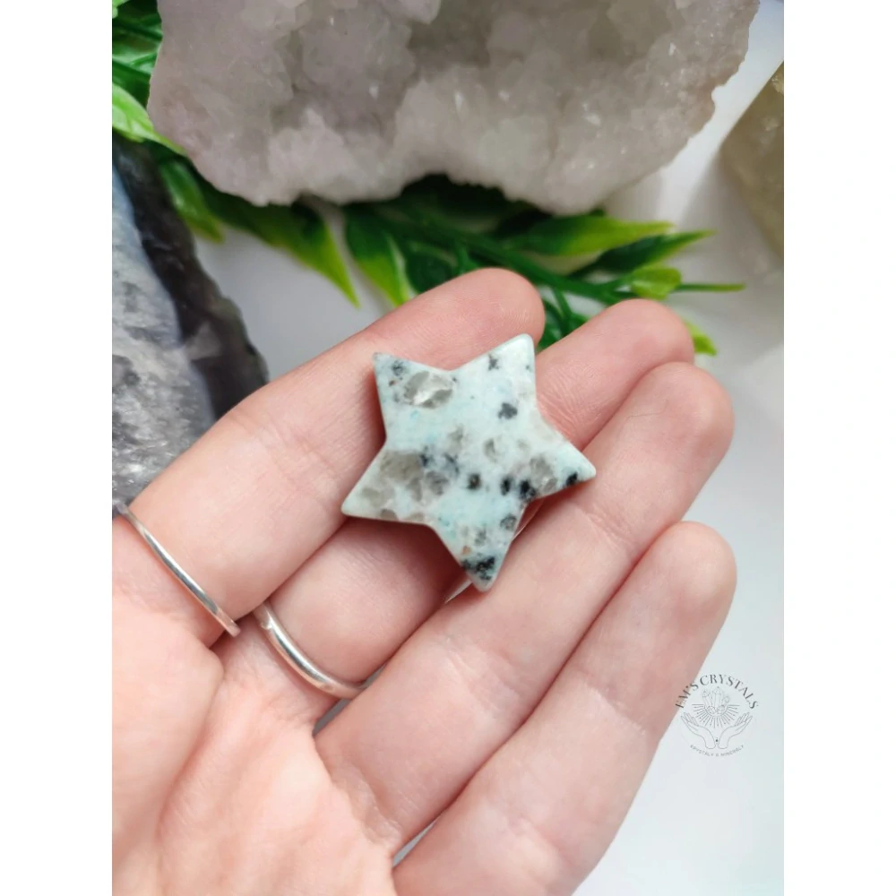 KIWI JASPIS hvězdička 3cm