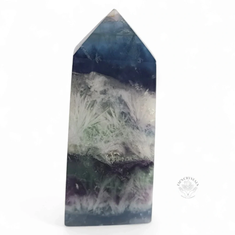 FLUORIT VLOČKOVÝ obelisk č.4 65,7g