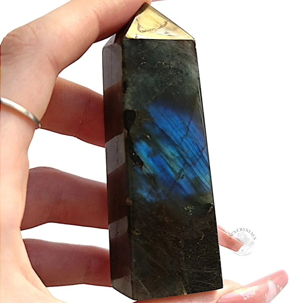 LABRADORIT obelisk 8,3cm č.10