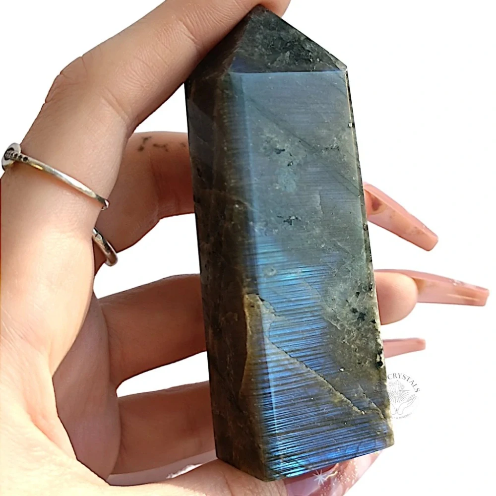 LABRADORIT obelisk 8,6cm č.11