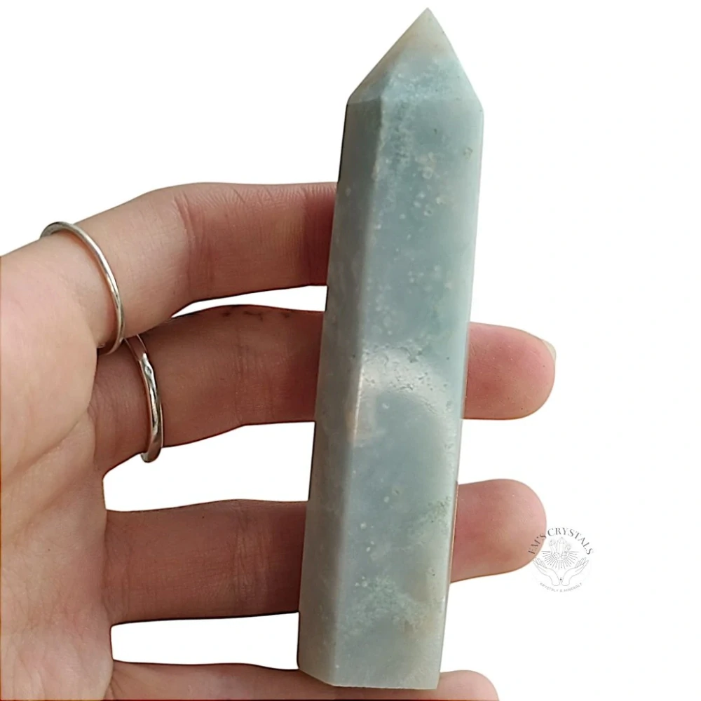 SKY BLUE KŘEMEN obelisk č. 3 82,5g