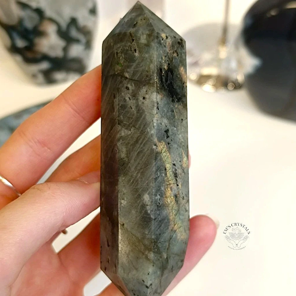 LABRADORIT dvojitý hrot č.2 114g