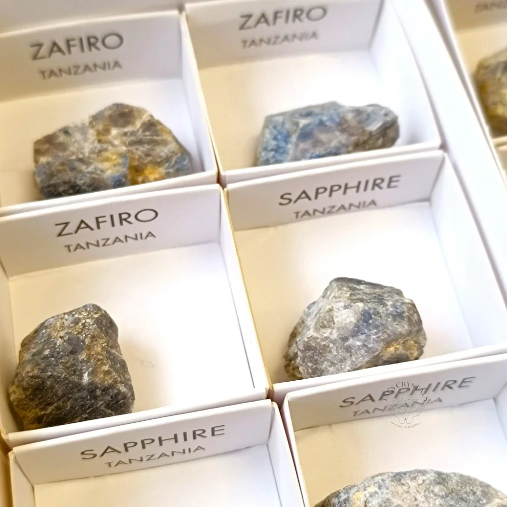 SAFÍR surový Tanzanie 9-20g