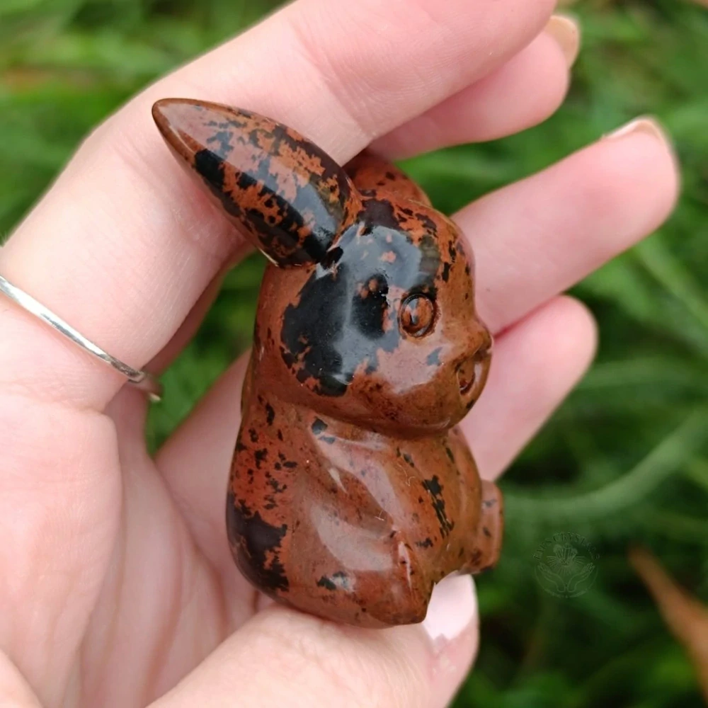 OBSIDIÁN MAHAGONOVÝ postavička 4,5cm