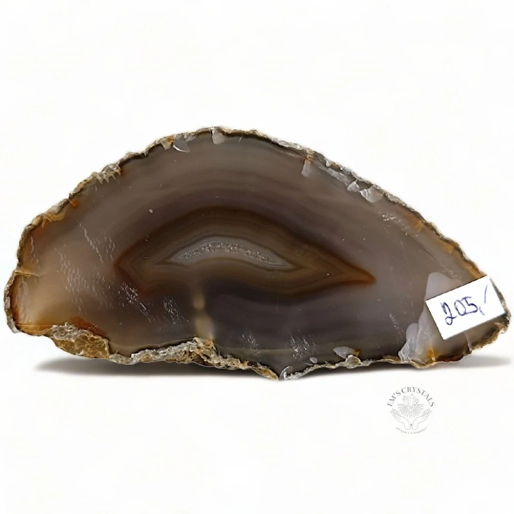 ACHÁT leštěná půlka 293g