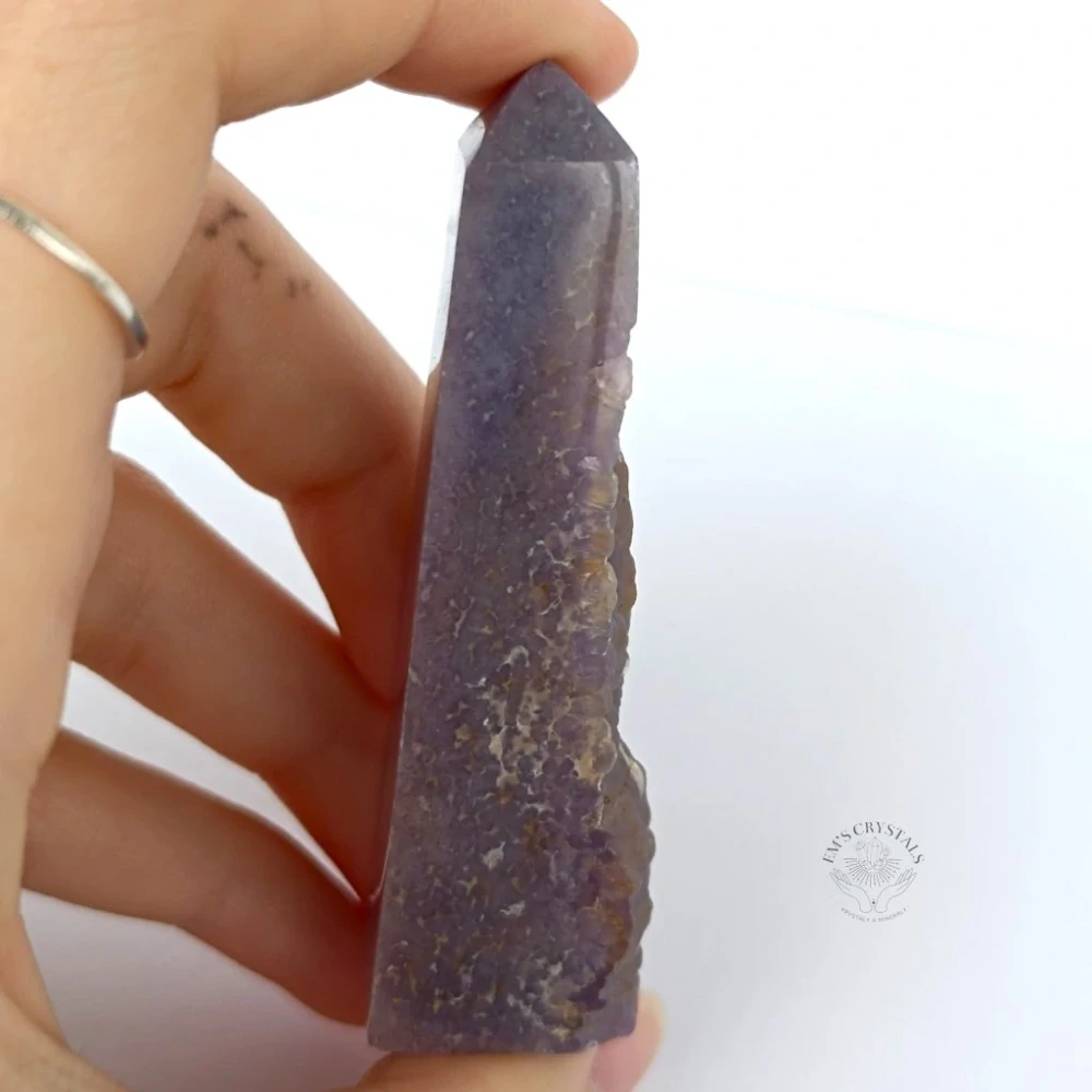 ACHÁT HROZNOVÝ obelisk polosurový č.15 49,3g