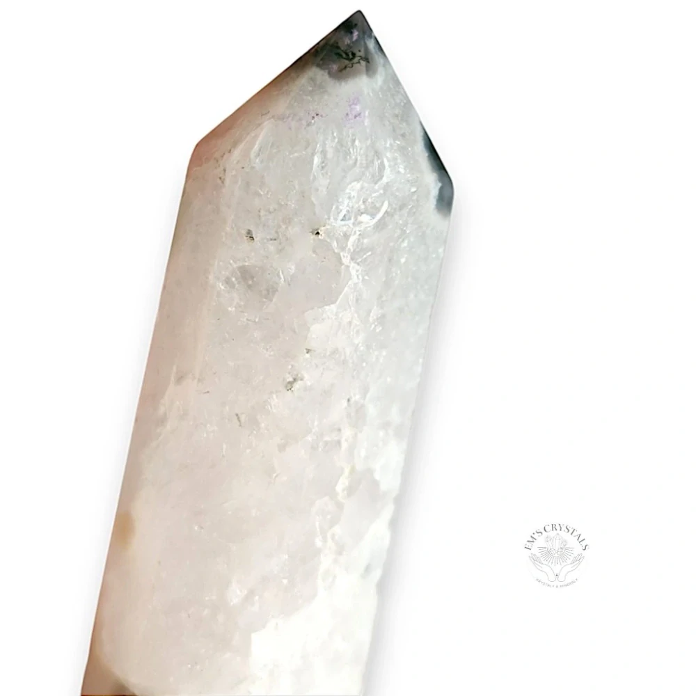ACHÁT MECHOVÝ obelisk č.6. 63,4g