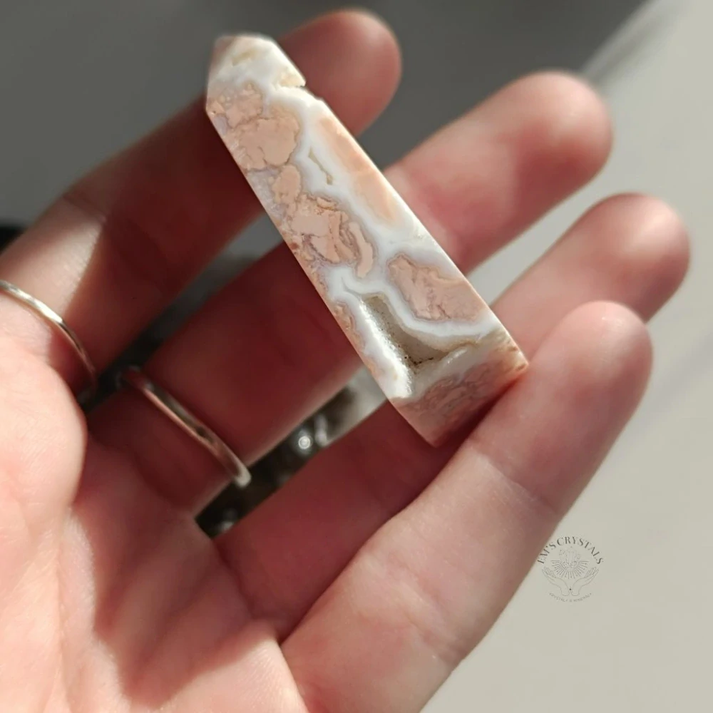 COTTON CANDY achát - obelisk č.1 32,7g