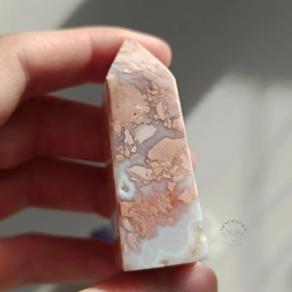 COTTON CANDY achát - obelisk č.3 59,6g
