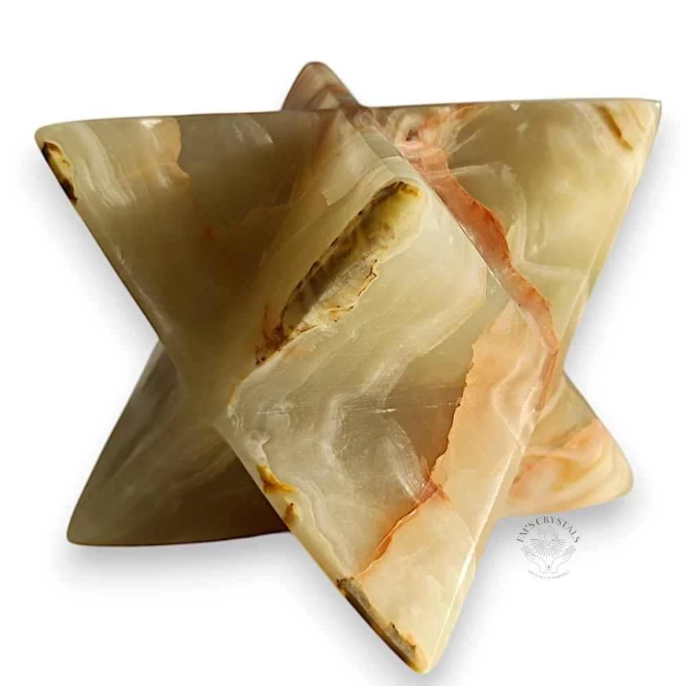 ONYX ZELENÝ Merkaba 8,2cm