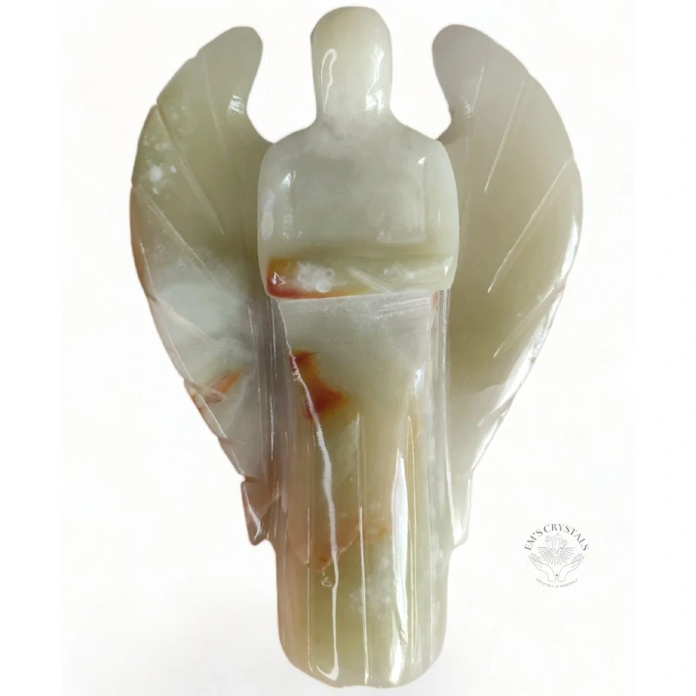 ONYX ZELENÝ Anděl 7,5cm