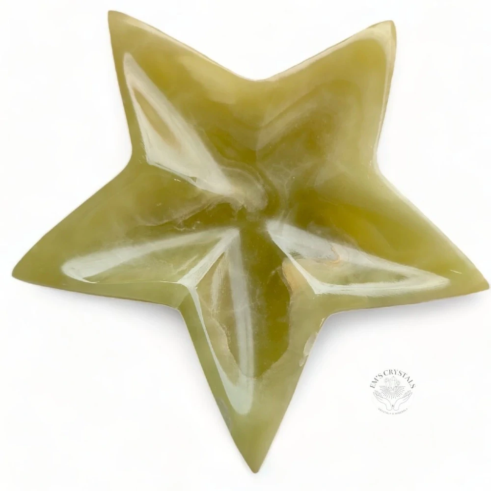ONYX ZELENÝ miska hvězda 10,5cm