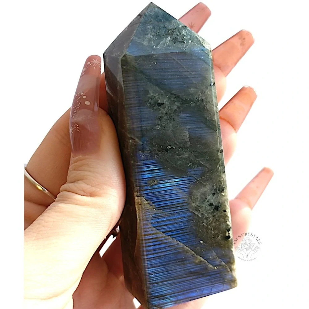 LABRADORIT obelisk 8,6cm č.11