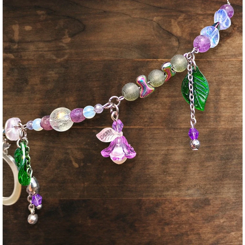 NÁHRDELNÍK "Amethyst Grove" Chirurgická ocel - ametyst