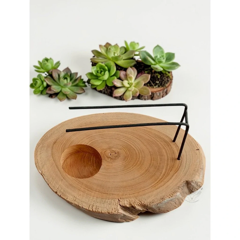 Designový stojan na Palo Santo  – Přírodní dřevo Gamal