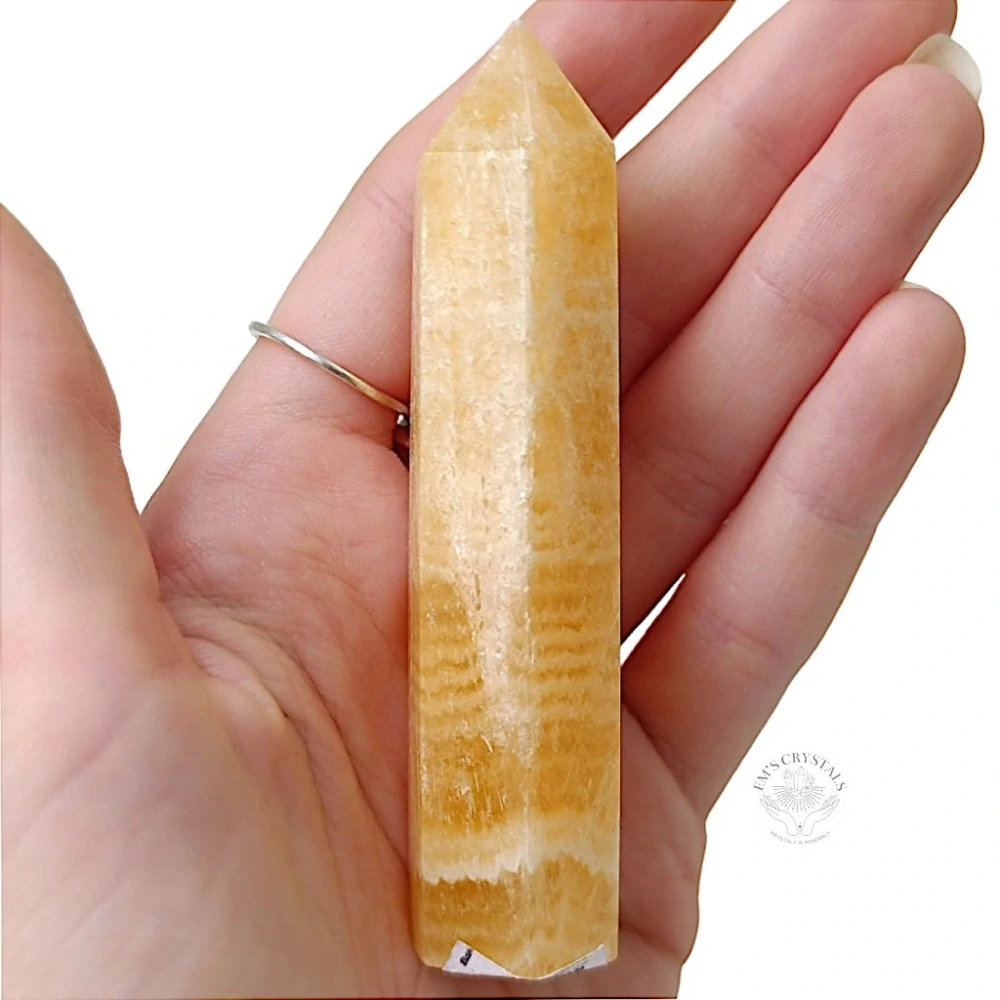 KALCIT ORANŽOVÝ obelisk č.6 69,1g