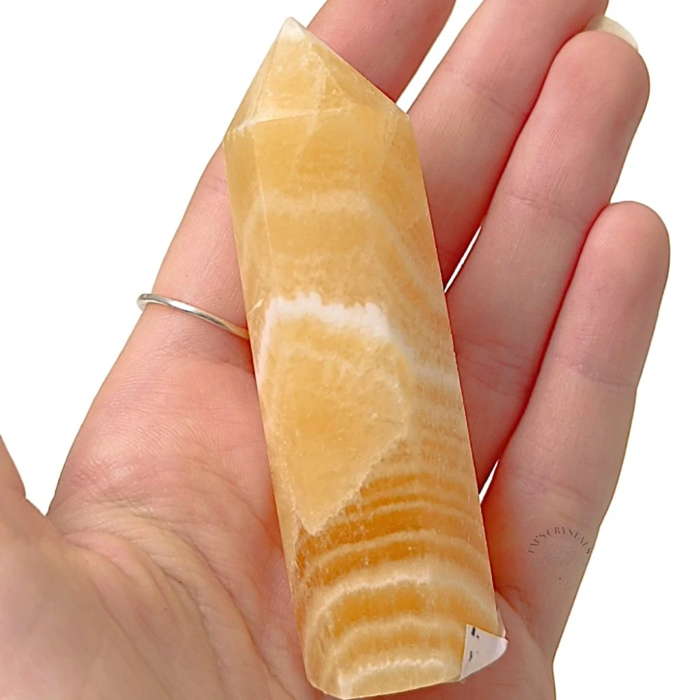 KALCIT ORANŽOVÝ obelisk č.7 76,5g