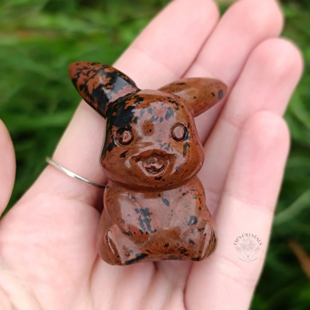 OBSIDIÁN MAHAGONOVÝ postavička 4,5cm