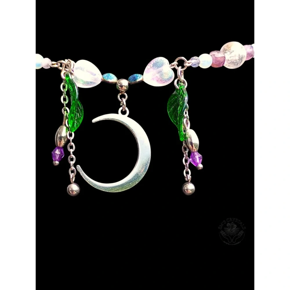 NÁHRDELNÍK "Amethyst Grove" Chirurgická ocel - ametyst