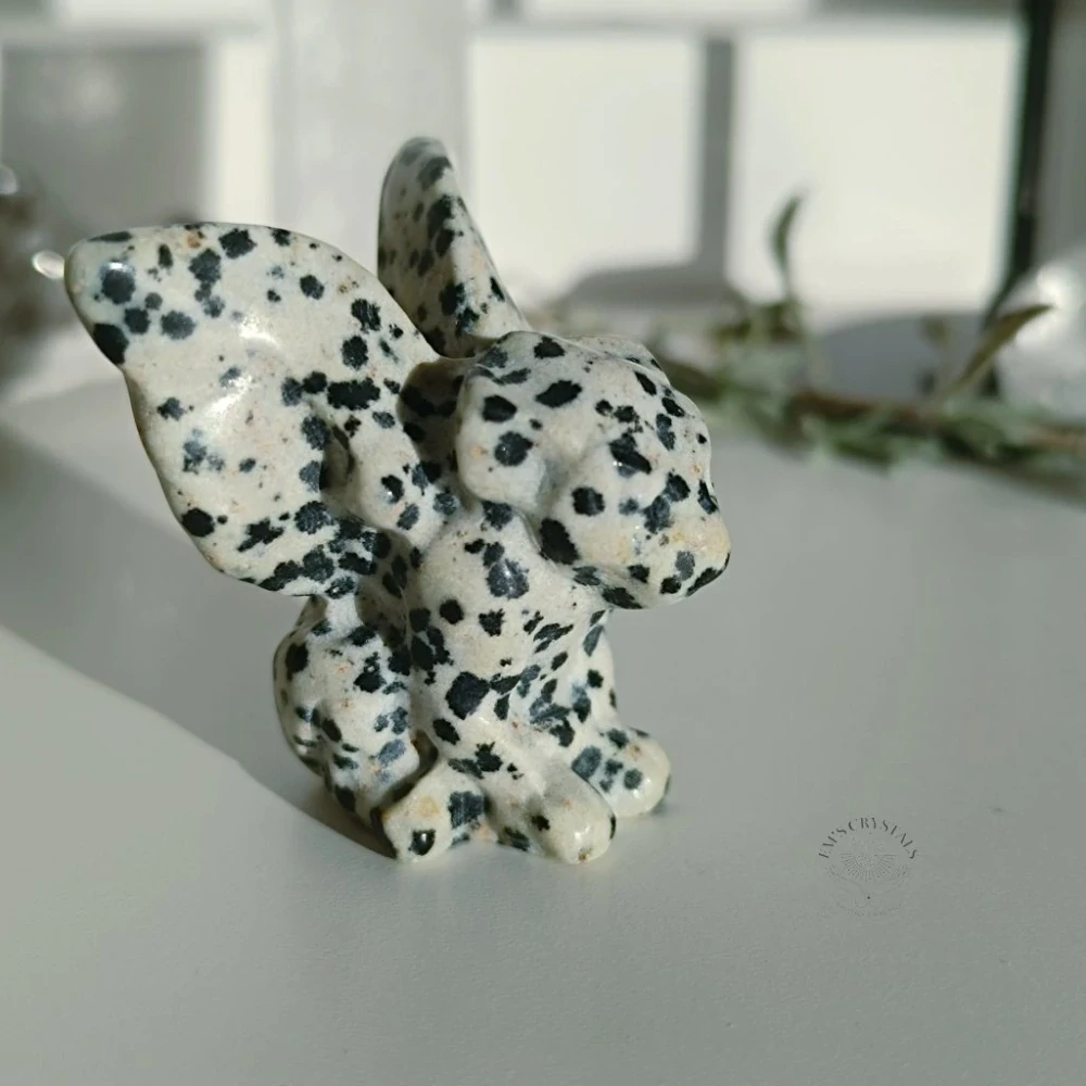 Figurka Chrlič z minerálu 4cm- různé druhy