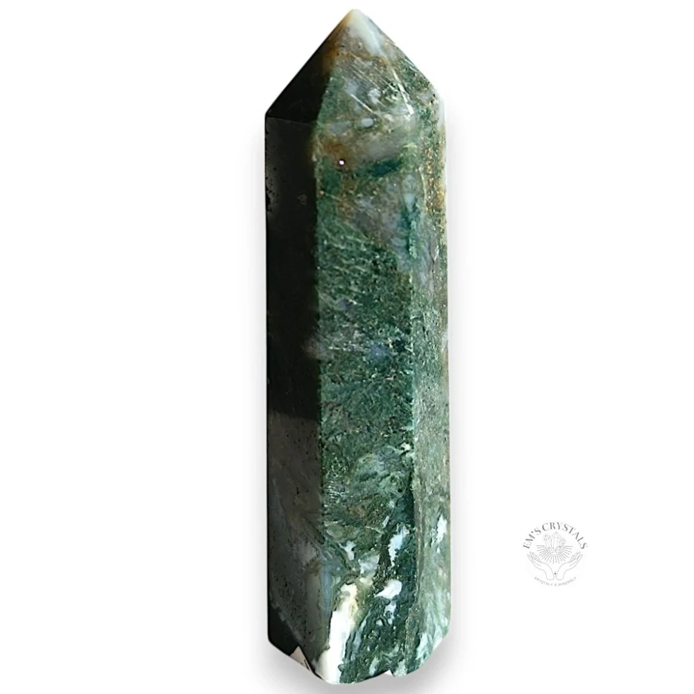 ACHÁT MECHOVÝ obelisk č.4. 90,6g