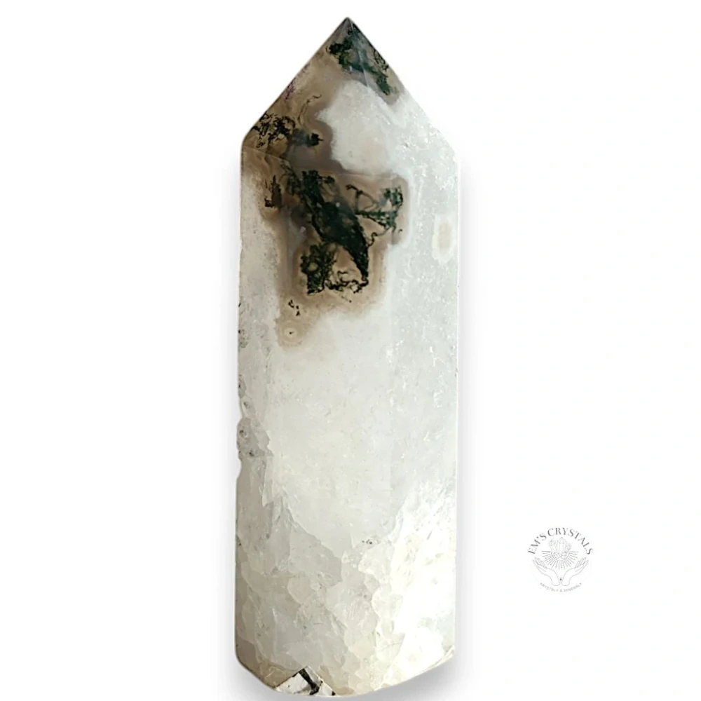 ACHÁT MECHOVÝ obelisk č.6. 63,4g
