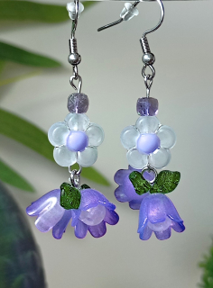 Náušnice Amethyst Chimes
