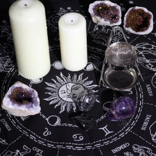Esoterické oltářní plátno - Horoskop